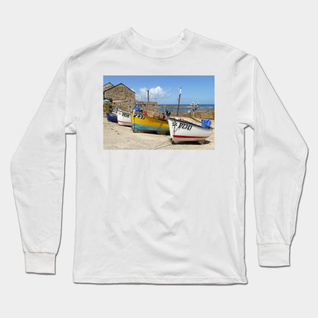 Sennen Cove, Cornwall Long Sleeve T-Shirt by Chris Petty